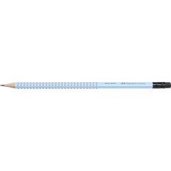 Grafitceruza B,radíros háromszögletű GRIP 2001 Faber-Castell égkék test Író- irodaszer, papíráru Faber - Castell