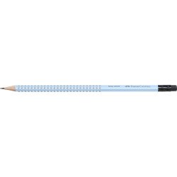 Grafitceruza B,radíros háromszögletű GRIP 2001 Faber-Castell égkék test Író- irodaszer, papíráru Faber - Castell