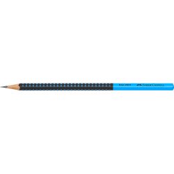 Grafitceruza HB,kéttónusú háromszögletű GRIP 2001 Faber-Castell fekete/kék test Író- irodaszer, papíráru Faber - Castell