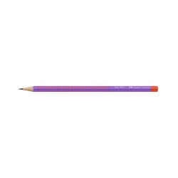 Grafitceruza B, háromszögletű GRIP 2001 Faber-Castell lila-piros test Író- irodaszer, papíráru Faber - Castell