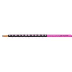 Grafitceruza HB,kéttónusú háromszögletű GRIP 2001 Faber-Castell fekete/rózsaszín test Író- irodaszer, papíráru Faber - Castell