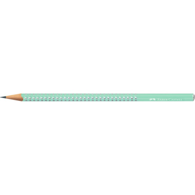 Grafitceruza B,háromszögletű SPARKLE Aurora Faber-Castell mentazöld test