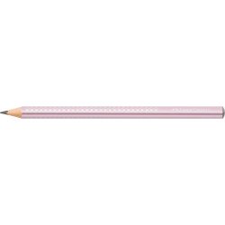 Grafitceruza B,metál háromszögletű SPARKLE Jumbo Faber-Castell rózsa test Író- irodaszer, papíráru Faber - Castell