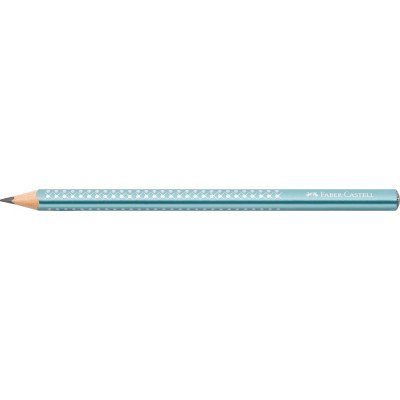Grafitceruza B,metál háromszögletű SPARKLE Jumbo Faber-Castell óceánkék test