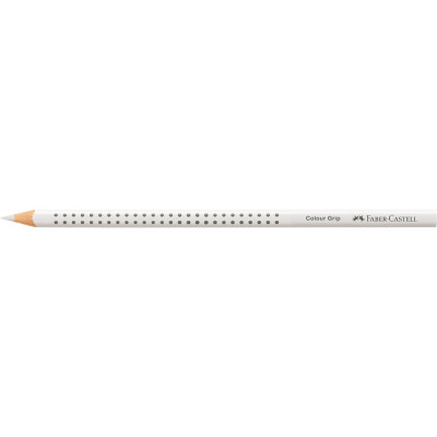 Színes ceruza háromszögletű GRIP Faber-Castell fehér