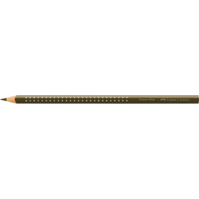 Színes ceruza háromszögletű GRIP Faber-Castell olivazöld