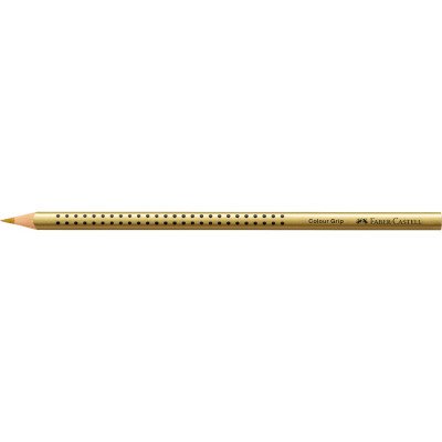 Színes ceruza háromszögletű GRIP Faber-Castell metál arany