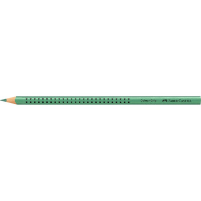 Színes ceruza háromszögletű GRIP Faber-Castell metál zöld