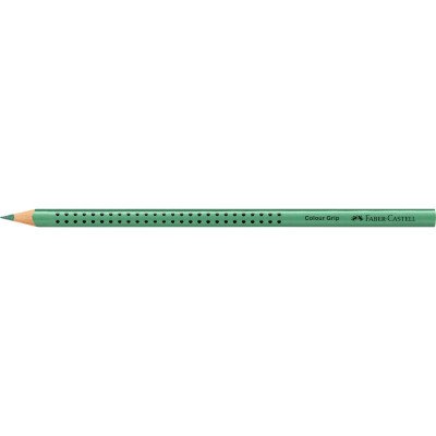 Színes ceruza háromszögletű GRIP Faber-Castell metál zöld