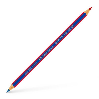 Postairon hatszögletű vékony JANUS Faber-Castell piros-kék