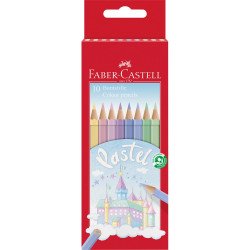 Színes ceruza készlet hatszögletű kastélyos Faber-Castell 10klf. szín Író- irodaszer, papíráru Faber - Castell
