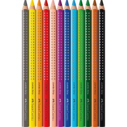 Színes ceruza készlet háromszögletű GRIP Jumbo Faber-Castell  12klf. szín Író- irodaszer, papíráru Faber - Castell