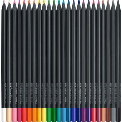 Színes ceruza készlet háromszögletű BLACK EDITION Faber-Castell fekete test 24klf. szín Író- irodaszer, papíráru Faber - Castell