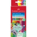 Színes ceruza készlet háromszögletű GRIP Faber-Castell  24klf. szín
