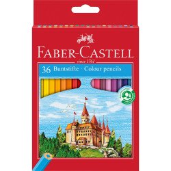 Színes ceruza készlet hatszögletű kastélyos Faber-Castell  36klf. szín Író- irodaszer, papíráru Faber - Castell