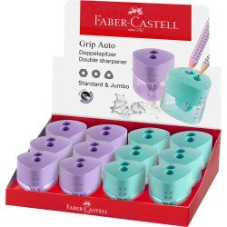 Hegyező dupla tartályos GRIP Jumbo vegyes pasztell Faber-Castell lila,zöld Író- irodaszer, papíráru Faber - Castell