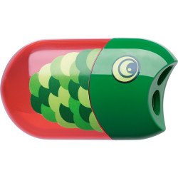 Hegyező dupla tartályos radírral Faber-Castell hal mintás Író- irodaszer, papíráru Faber - Castell