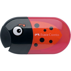 Hegyező dupla tartályos radírral Faber-Castell katica mintás Író- irodaszer, papíráru Faber - Castell