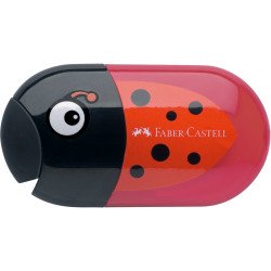 Hegyező dupla tartályos radírral Faber-Castell katica mintás Író- irodaszer, papíráru Faber - Castell