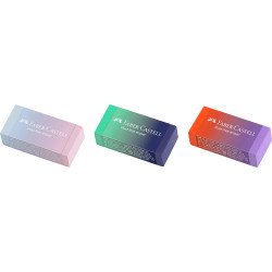 Radír pvc forgácsmentes színátmenetes Faber-Castell égkék-rózsa, türkiz-kék Író- irodaszer, papíráru Faber - Castell