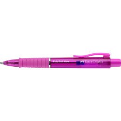 Golyóstoll POLY BALL VIEW XB Faber-Castell fukszia test Író- irodaszer, papíráru Faber - Castell