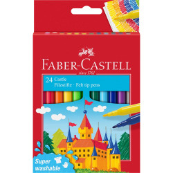 Rostirón, filctoll készlet, kastélyos Faber-Castell 24 klf. szín Író- irodaszer, papíráru Faber - Castell