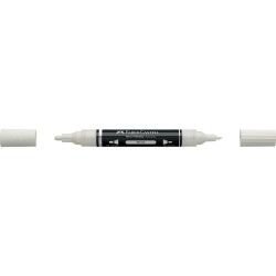 Akril marker kétvégű MULTIMARK 101 Faber-Castell fehér Író- irodaszer, papíráru Faber - Castell