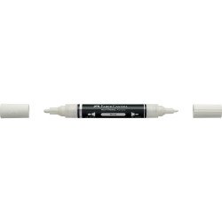 Akril marker kétvégű MULTIMARK 101 Faber-Castell fehér Író- irodaszer, papíráru Faber - Castell