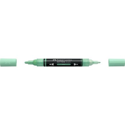 Akril marker kétvégű MULTIMARK 412 Faber-Castell mentazöld