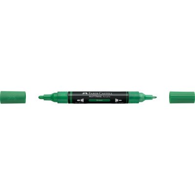 Akril marker kétvégű MULTIMARK 316 Faber-Castell zöld