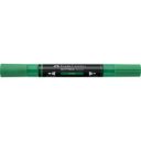 Akril marker kétvégű MULTIMARK 316 Faber-Castell zöld
