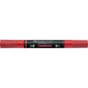 Akril marker kétvégű MULTIMARK 219 Faber-Castell eper piros