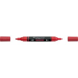 Akril marker kétvégű MULTIMARK 219 Faber-Castell eper piros Író- irodaszer, papíráru Faber - Castell