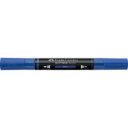 Akril marker kétvégű MULTIMARK 120 Faber-Castell kék