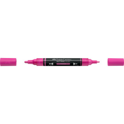 Akril marker kétvégű MULTIMARK 125 Faber-Castell fukszia