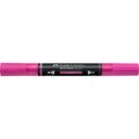 Akril marker kétvégű MULTIMARK 125 Faber-Castell fukszia
