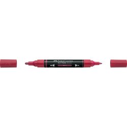 Akril marker kétvégű MULTIMARK 433 Faber-Castell piros bogyó Író- irodaszer, papíráru Faber - Castell