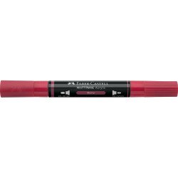 Akril marker kétvégű MULTIMARK 433 Faber-Castell piros bogyó Író- irodaszer, papíráru Faber - Castell