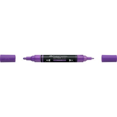 Akril marker kétvégű MULTIMARK 136 Faber-Castell levendula