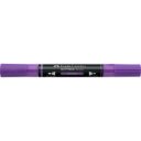 Akril marker kétvégű MULTIMARK 136 Faber-Castell levendula