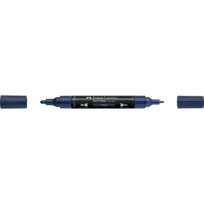 Akril marker kétvégű MULTIMARK 450 Faber-Castell indigókék