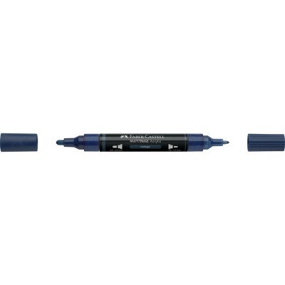 Akril marker kétvégű MULTIMARK 450 Faber-Castell indigókék