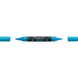 Akril marker kétvégű MULTIMARK 448 Faber-Castell azúrkék Író- irodaszer, papíráru Faber - Castell