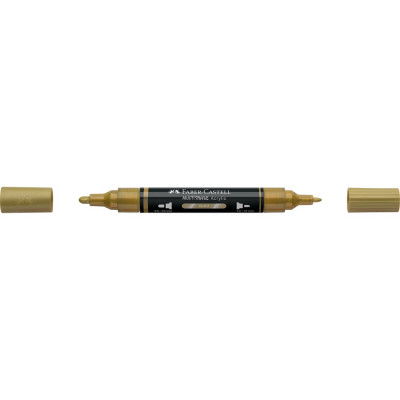 Akril marker kétvégű MULTIMARK 250 Faber-Castell arany
