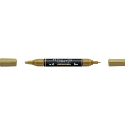 Akril marker kétvégű MULTIMARK 250 Faber-Castell arany