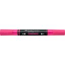 Akril marker kétvégű MULTIMARK 253 Faber-Castell neon rózsaszín