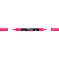 Akril marker kétvégű MULTIMARK 253 Faber-Castell neon rózsaszín Író- irodaszer, papíráru Faber - Castell