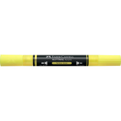 Akril marker kétvégű MULTIMARK 256 Faber-Castell neon sárga