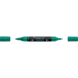 Akril marker kétvégű MULTIMARK 358 Faber-Castell smaragdzöld Író- irodaszer, papíráru Faber - Castell