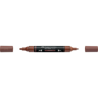 Akril marker kétvégű MULTIMARK 378 Faber-Castell gesztenyebarna